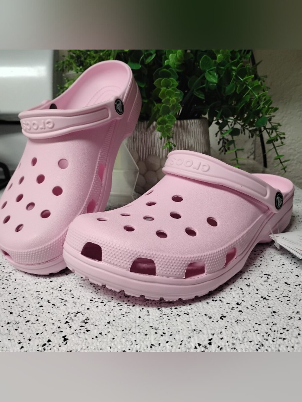 CROCS Women's Classic Clog - Bubblegum Pink Size 8w - Picture 2 of 3